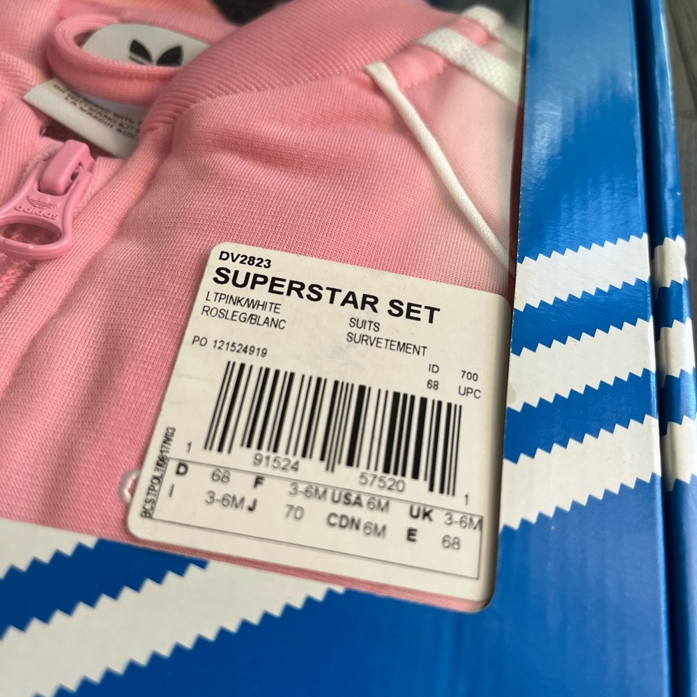 Adidas kids Superstar Tracksuit Gift Set US 6M